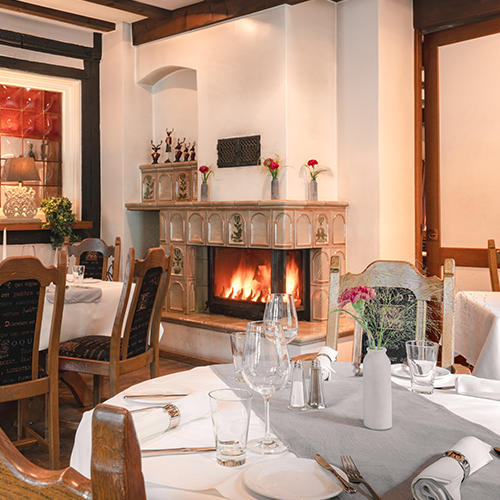 Restaurant und Terrasse im Sengelmannshof in Essen-Kettwig